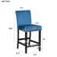 Ensemble de table de salle à manger 5 pièces, table de salle à manger avec plateau en faux marbre et quatre chaises rembourrées