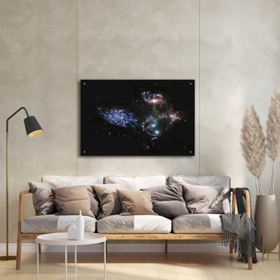 Stephan's Quintet' by NASA, Acrylic Glass Wall Art