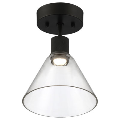 Port Nine Glass Semi Flush Mount