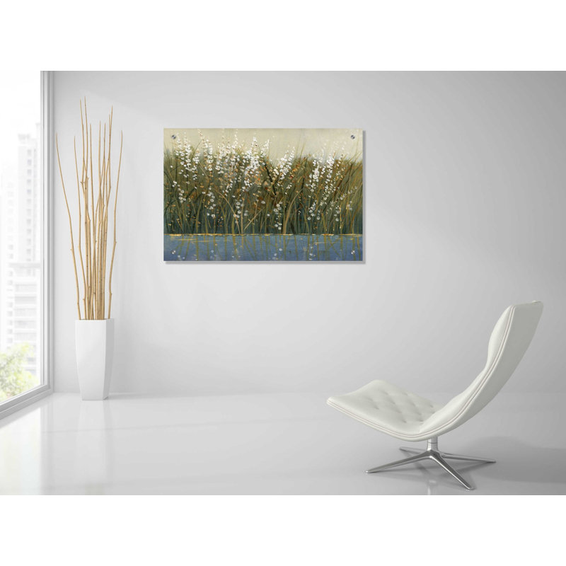 «By the Tall Grass I» par Tim O'Toole, art mural en verre acrylique, H 24 po x l 36 po x P 0,2 po