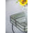 32X15x31" Maggie Galvanized Tray Table Accent Table