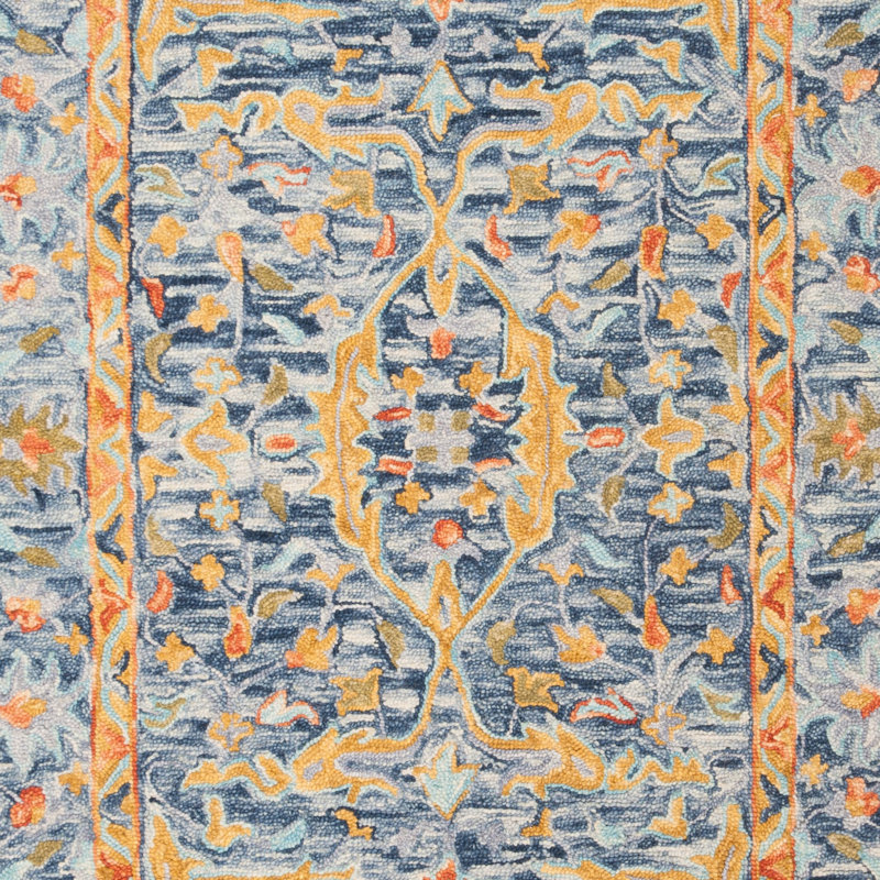 Vahakn Hand Tufted Wool Oriental Rug, Square 7'