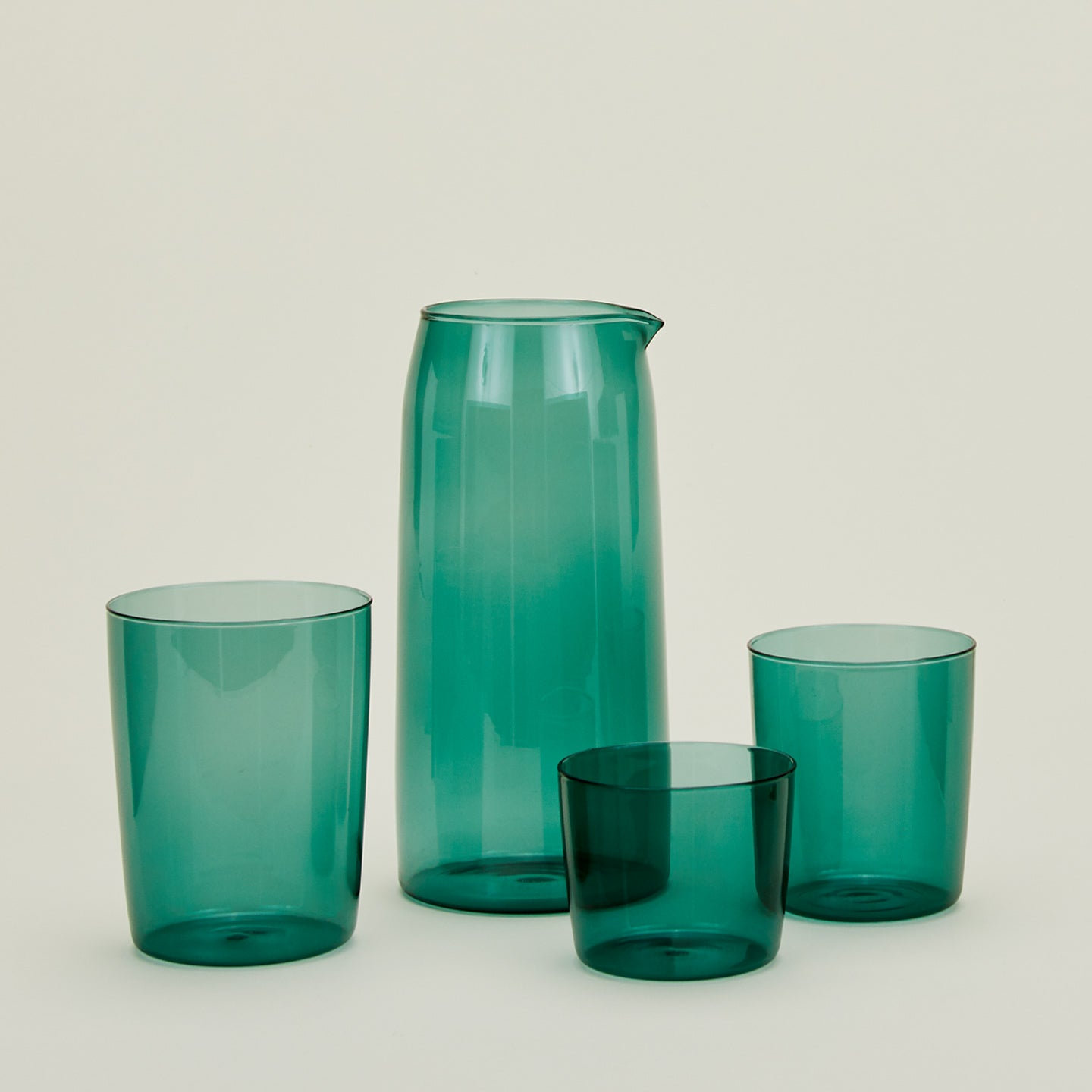 52oz. Glass Pitcher, Peacock