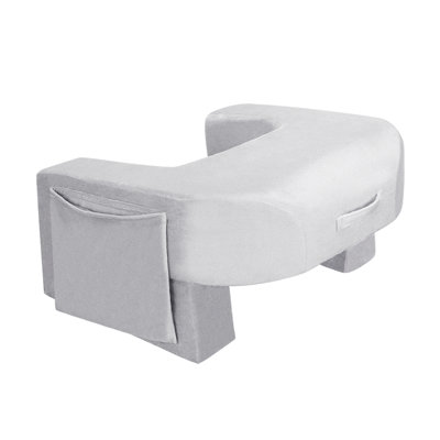 Coussin de lecture pour ordinateur portable, grand bureau pour adulte avec accoudoirs, bureau d'ordinateur portable réglable pour travailler, jouer, lire, assis sur le plancher du canapé-lit