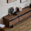 TV Stand with Black Walnut Veneer