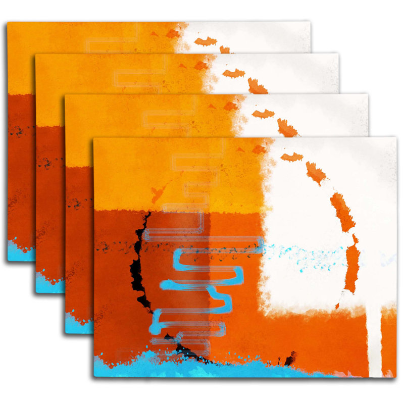Napperon abstrait en polyester
