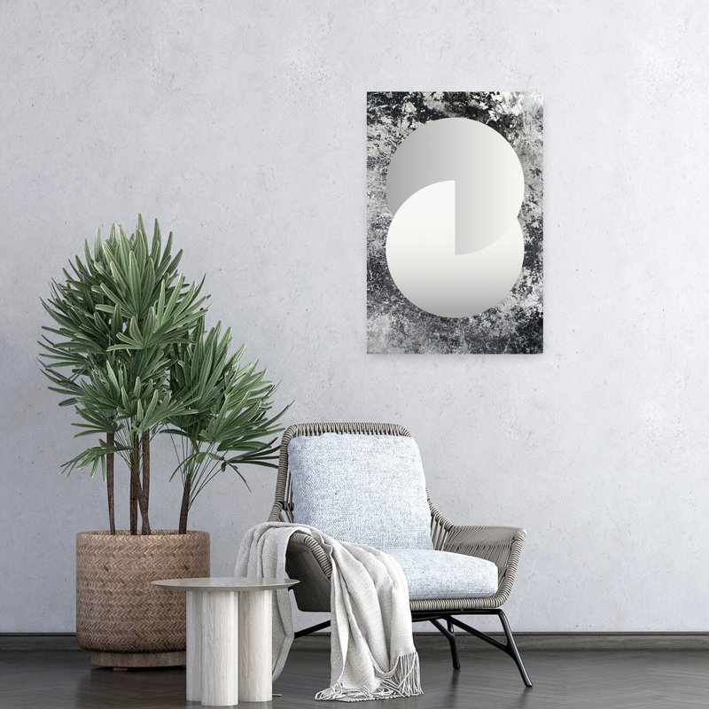 Art abstrait contemporain entrelacé, H 24 po x l 16 po