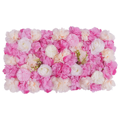 Panneaux muraux à fleurs artificielles