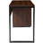 Henny Rustic Coffee Wood Grain Finish Computer Desk with Metal Frame