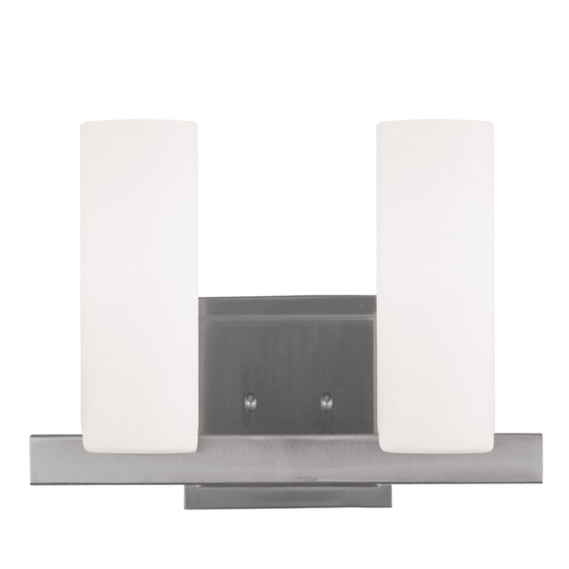 2 - Light Vanity Light, Brushed Nickel