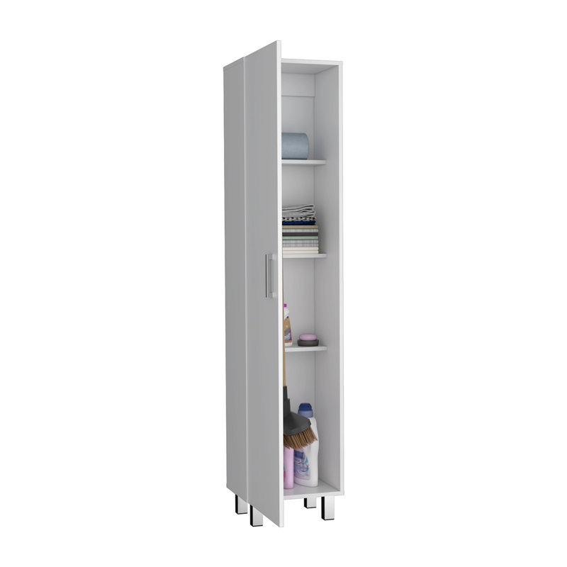 Grande armoire de rangement blanche Vintro