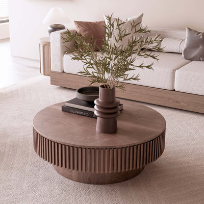 Round Coffee Table With Storage