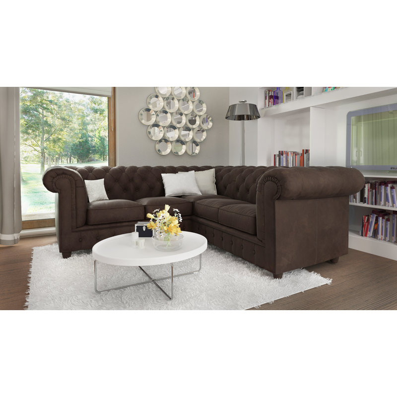Castrejon 5 Seater Corner Sofa , brown