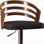 Tabouret de bar pivotant à dossier moderne Modern-258231748-258231755