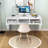 Wall Mounted Floating Desk With Storage Shelves, Space-Saving Home Office Workstation For Laptop, PC, And Study