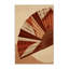 Tapis lavable à la machine à motif géométrique d'inspiration mondiale Benson - beige-685482678