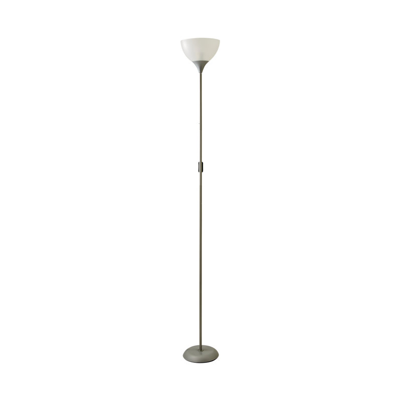 Aysel 180cm Torchiere Floor Lamp, Yes, Silver