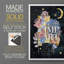 «Moonlight Flowers I», reproduction encadrée de qualité supérieure - prête à être accrochée - aucun clou requis - aucun clou requis-409657476-409657479