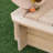Outsunny 41.75'' x 47.75'' Solid Wood Square Sandbox-92914325