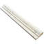 12" x 2" Honed Travertine Chair Rail Tile Trim in Cream