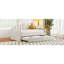 Lit de jour simple avec couchette et charge - Lit de détente en velours beige-1482214972