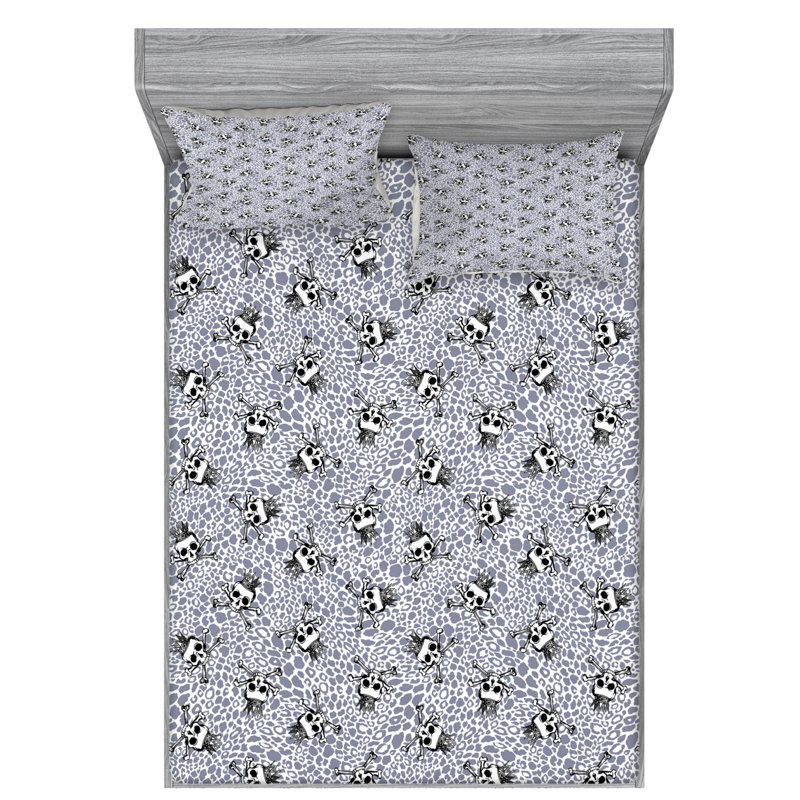 Microfiber Sheet Set, Queen Sheet Set + Fitted Sheet + 2 Pillowcases