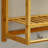 Allana 2 Piece Solid Wood Tiered Shelf with Hooks-966240216