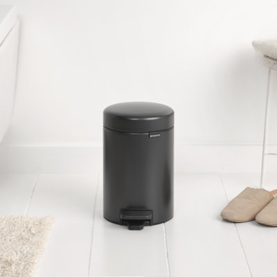 Brabantia NewIcon Step On Trash Can, 0.8 Gallon (3 Liter)