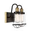 Éclairage pour meuble-lavabo à 2 lumières à intensité variable Antoney en bronze anglais / laiton chaud-764153897-675786258-675786257