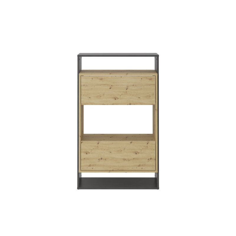 Schweinzger 68.5cm W Manufactured Wood Bedside Table