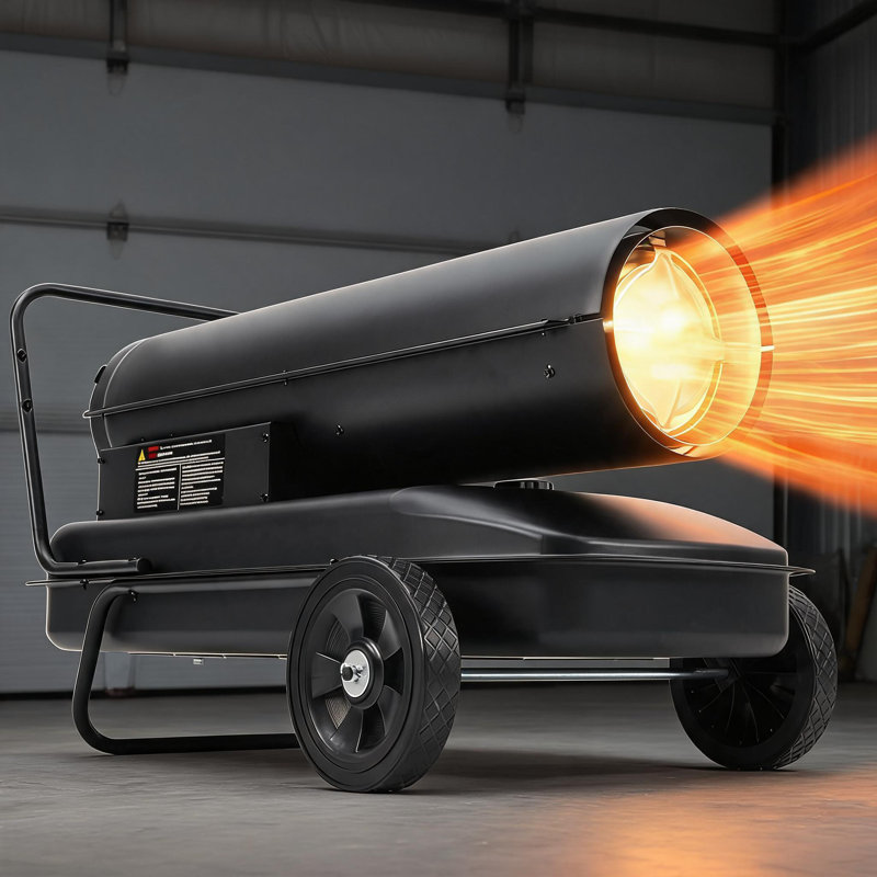 Chauffage à air pulsé au kérosène et au diesel de 215 000 BTU, avec thermostat, 175000