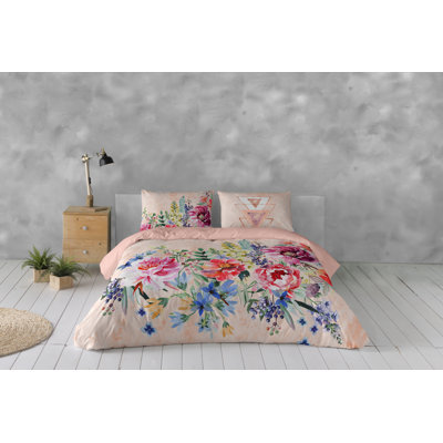 Ensemble de housse de couette en coton 3 pièces Chiba King (l 106 po x L 92 po)