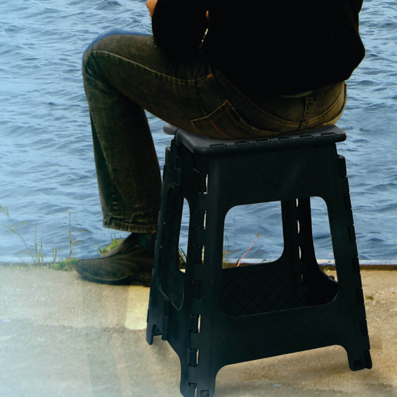 1 - Step Plastic Folding Step Stool