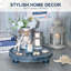 Plateau décoratif pour salle de bain, bleu