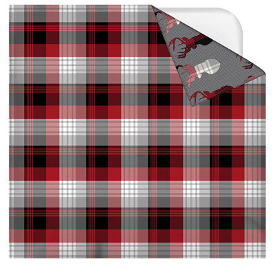 Ring Stitch Plaid Comforter