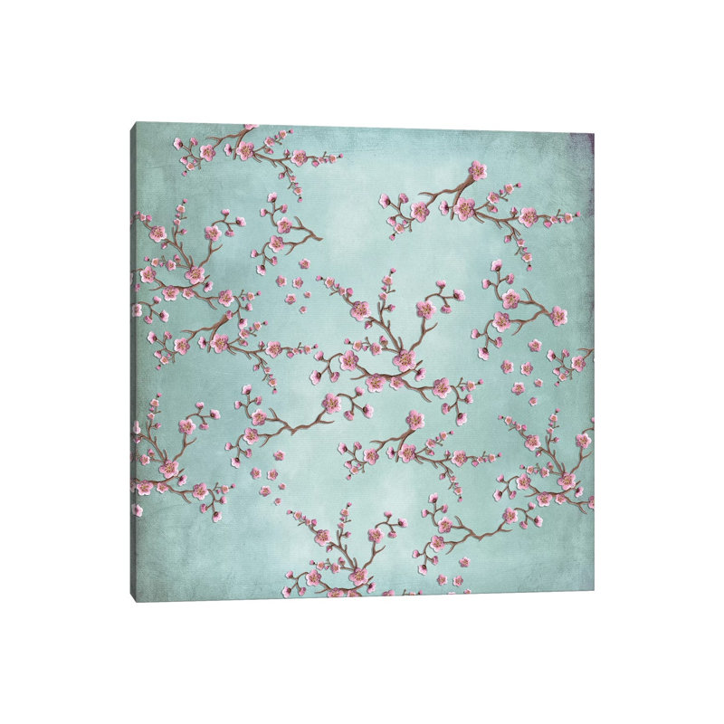 Sakura - Love by Monika Strigel - Wrapped Canvas Print, 30.48 cm H x 30.48 cm W