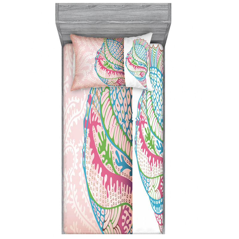Microfiber Sheet Set, Twin XL Sheet Set with Fitted Sheet