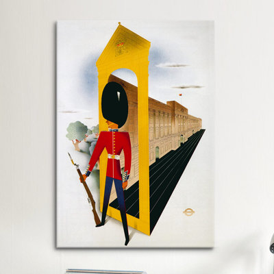 'Royal London Underground' Vintage Advertisement on Canvas