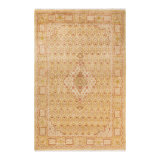 Classic One-of-a-Kind 6' X 9'4" Hand Knotted Area Rug