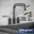 Karran 2-Handle 4-Inch Centerset Bathroom Faucet with Matching Pop-up Drain-102098638
