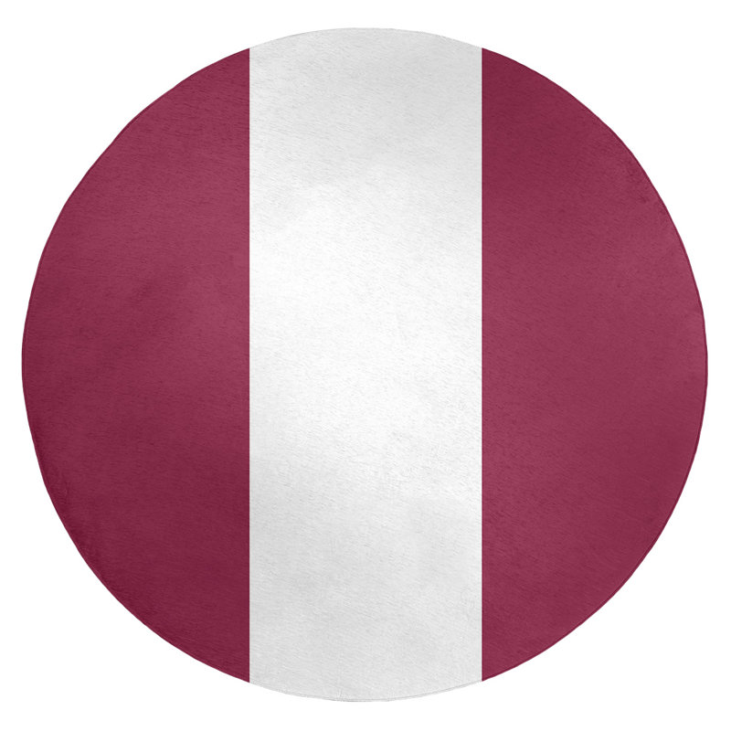 Tapis de zone rouge, Rond 5 pi