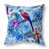 Floral rouge / bleu