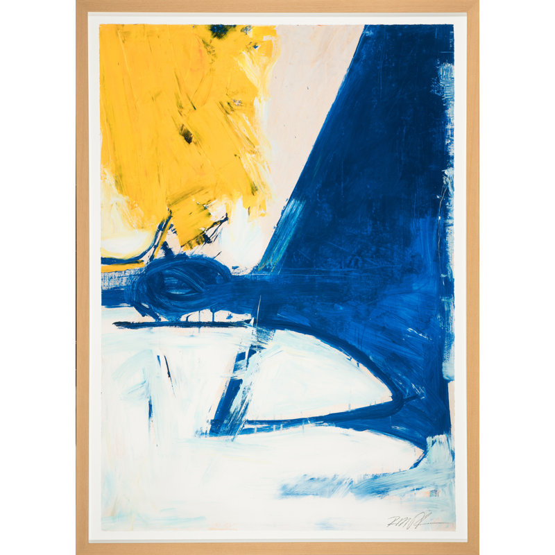 Blue Sail Print by Robert Robinson