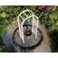 Tonnelle de jardin en vinyle blanc
