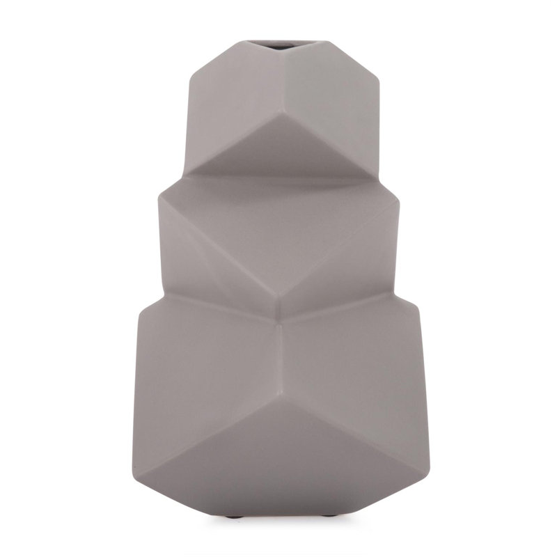 Vase cubique en céramique grand