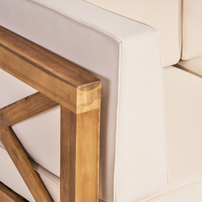 Fauteuil club de style Mid-Century moderne: bois, revêtement en tissu hydrofuge, facile à assembler et à entretenir