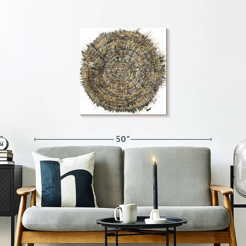 Avery Mysterious Tree Ring, 24" H x 24" W