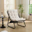 Chaise longue d'extérieur avec repose-pieds inclinable avec coussin gonflable et repose-pieds-1773315124