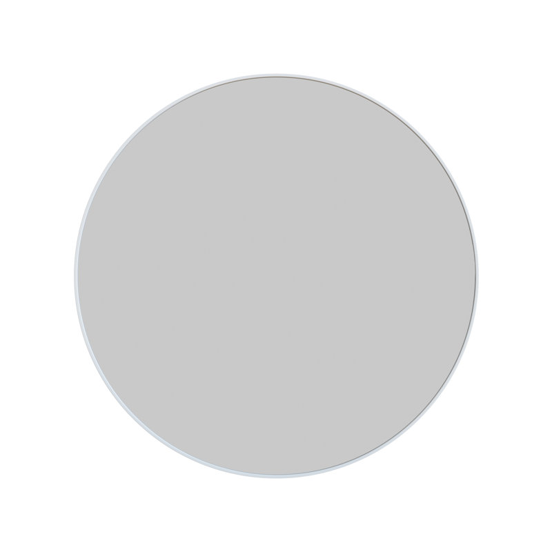 Leia Round Mirror, White, 32" x 32"