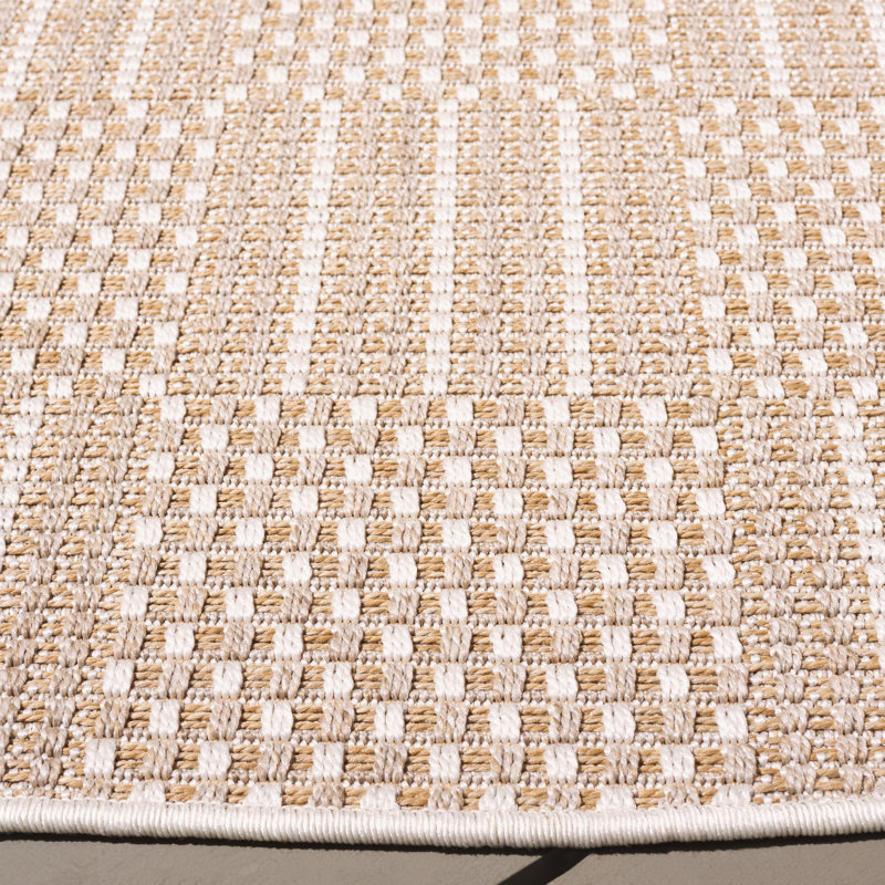 Tapis intérieur / extérieur en sisal Muriel, Rond 6 pi 7 po